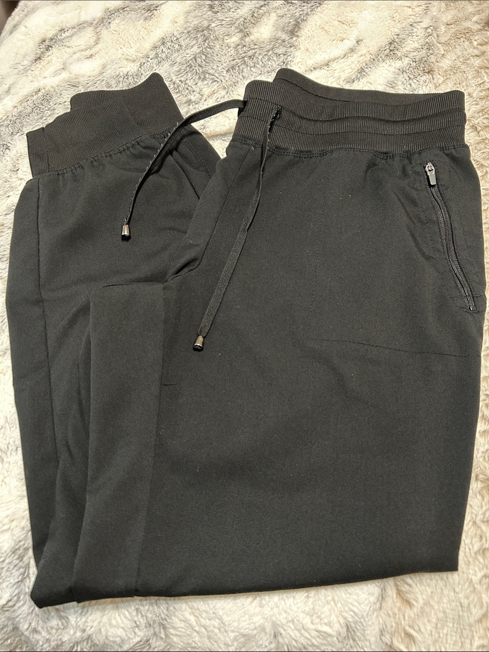 Grey’s Anatomy  Black zip pocket Jogger scrub Pants medium